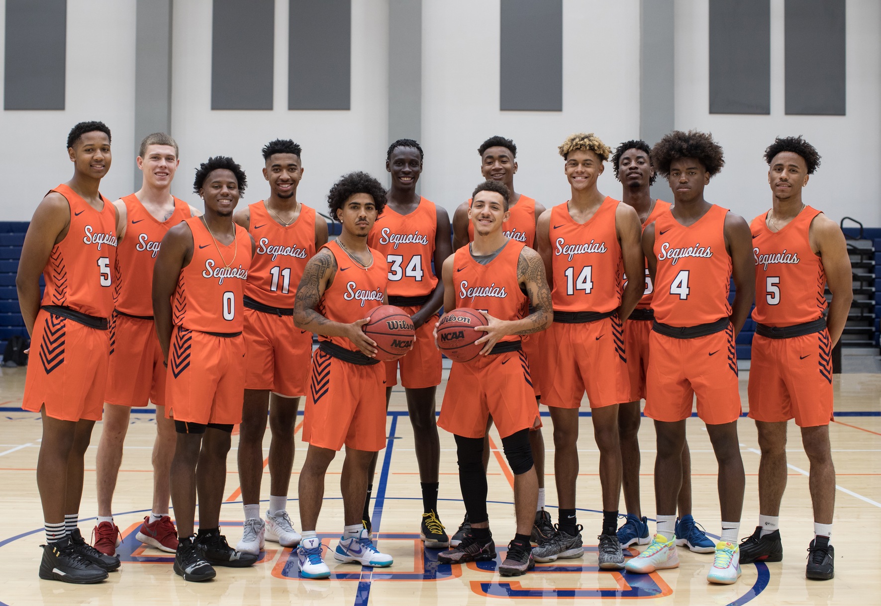 Photo of the 19-20 COS Men's Basketball Team