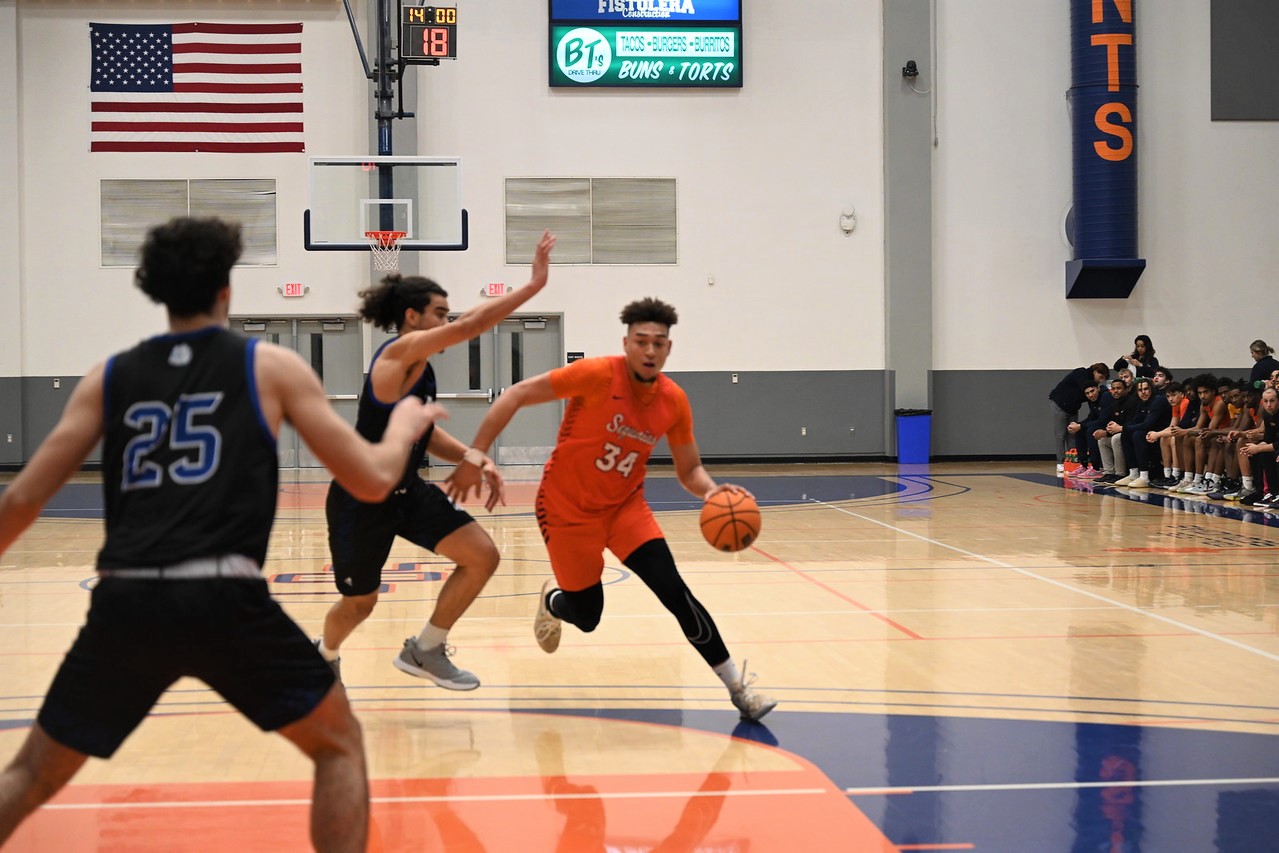 Terri Miller drives past a defender at a game earlier in the season.