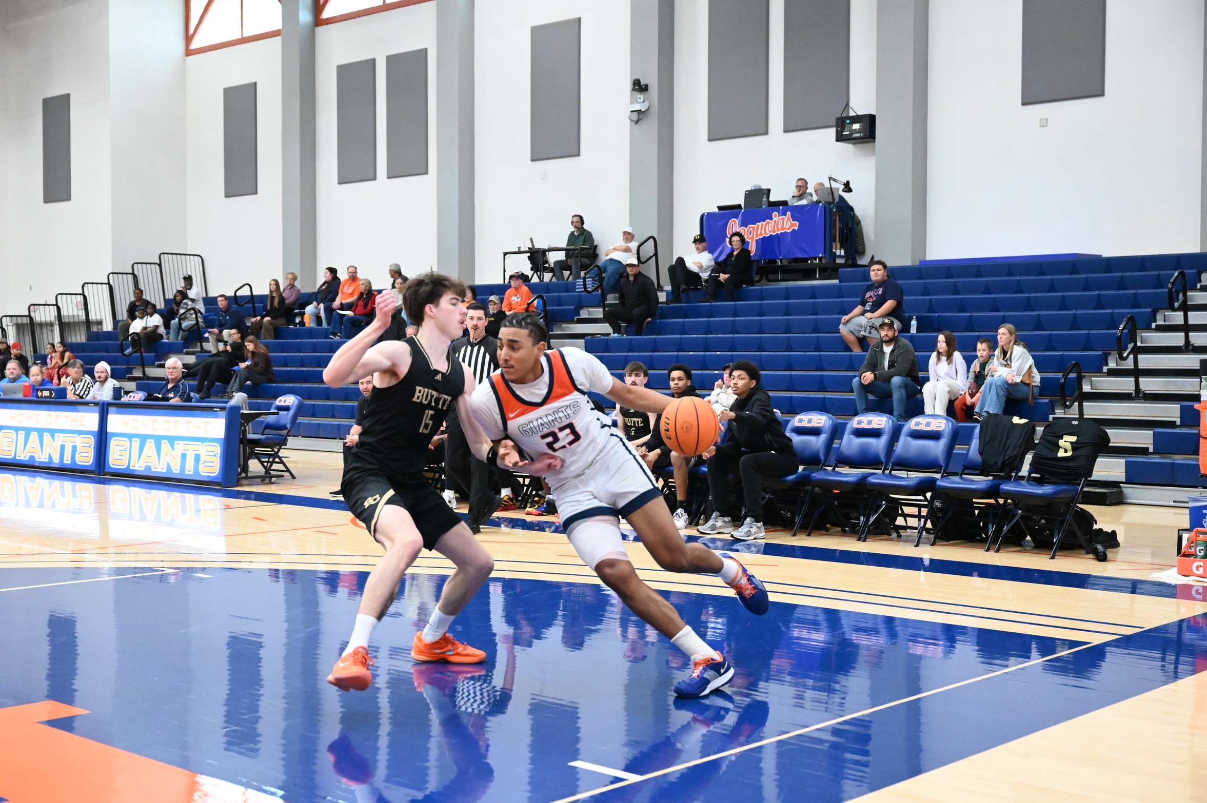 College of the Sequoias' Javon Bragg in a game versus Butte College on December 20, 2025. (Norma Foster / COS Athletics)