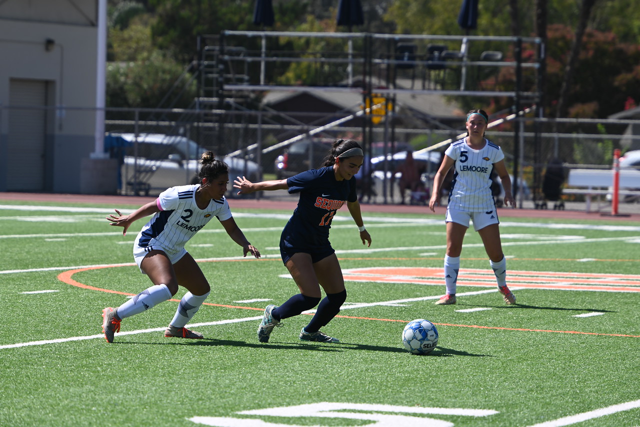 COS Women's Soccer Split a Pair