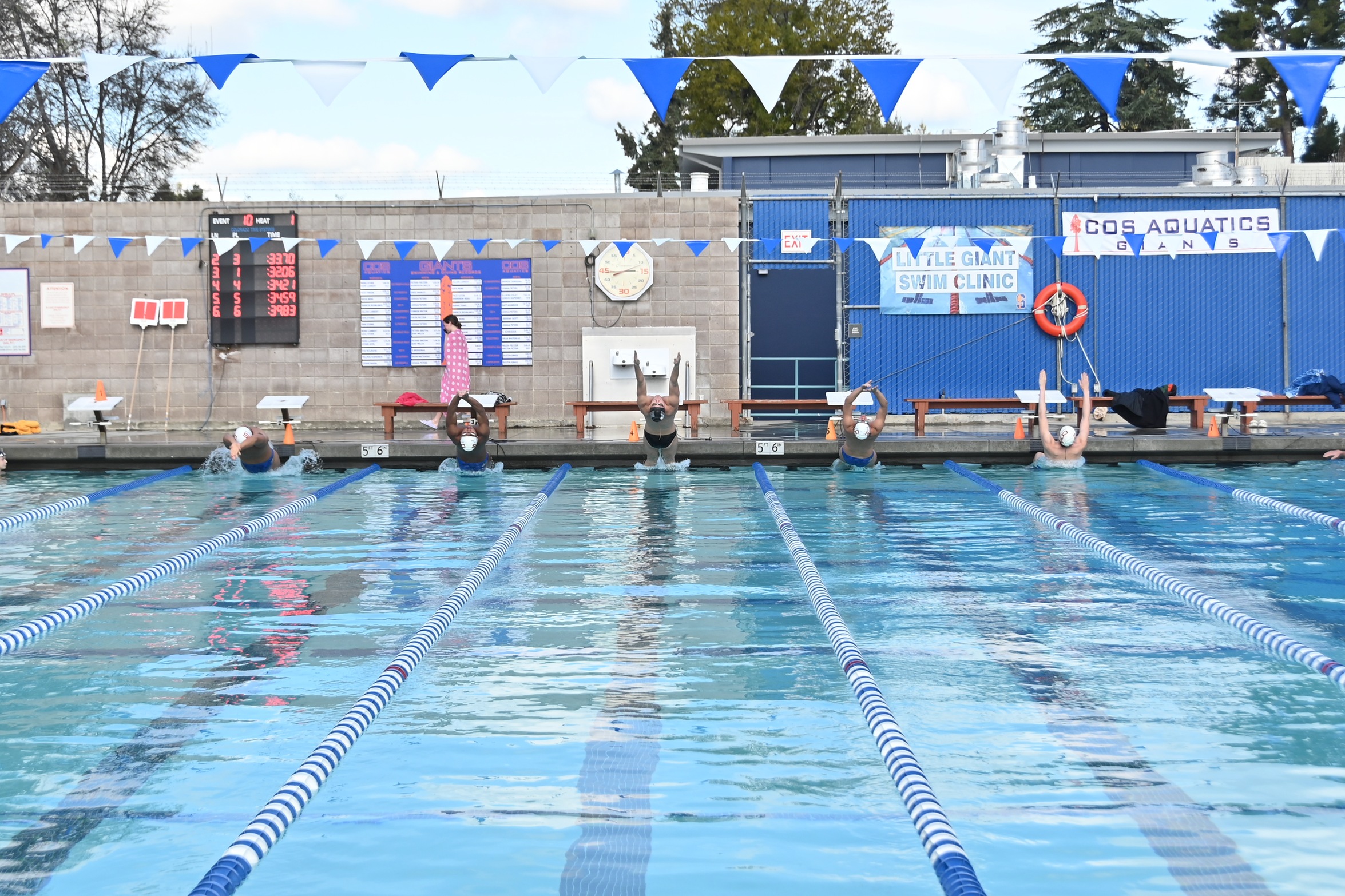 COS Men&rsquo;s Swimming & Dive was GIANT at the COS Invite