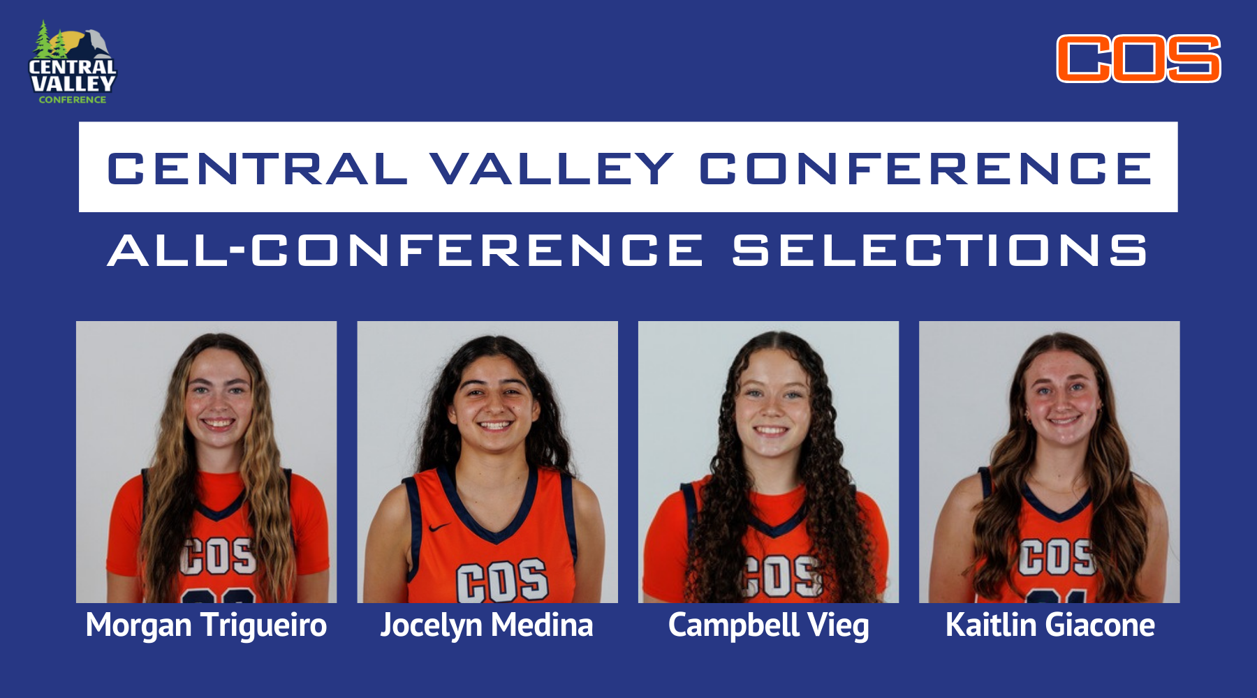 Eight Giants Earn CVC Honors; Medina and Trigueiro Named Co-MVPs