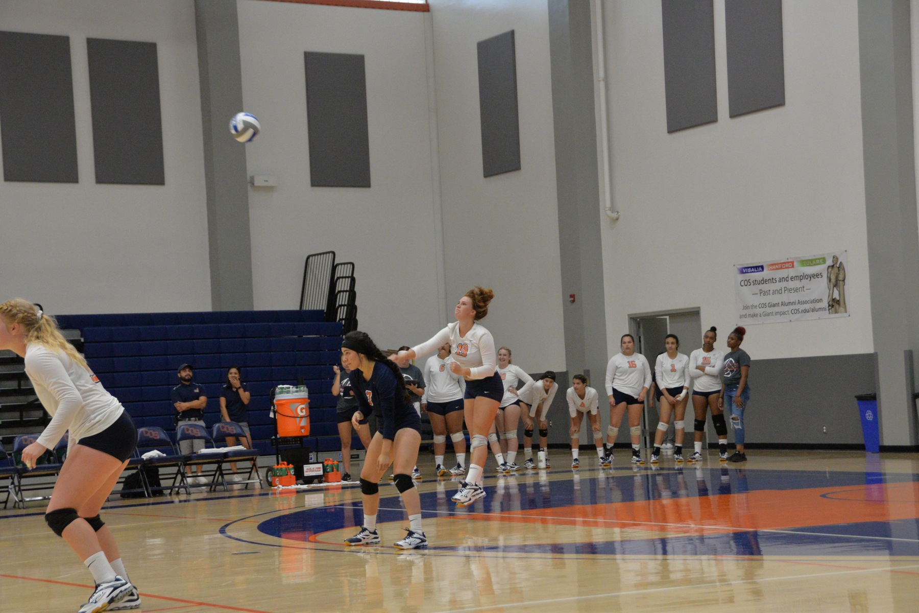 COS Volleyball Moves to 5-3