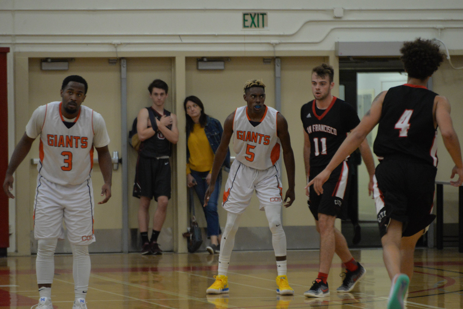 COS getting ready to play defense against San Francisco City College.