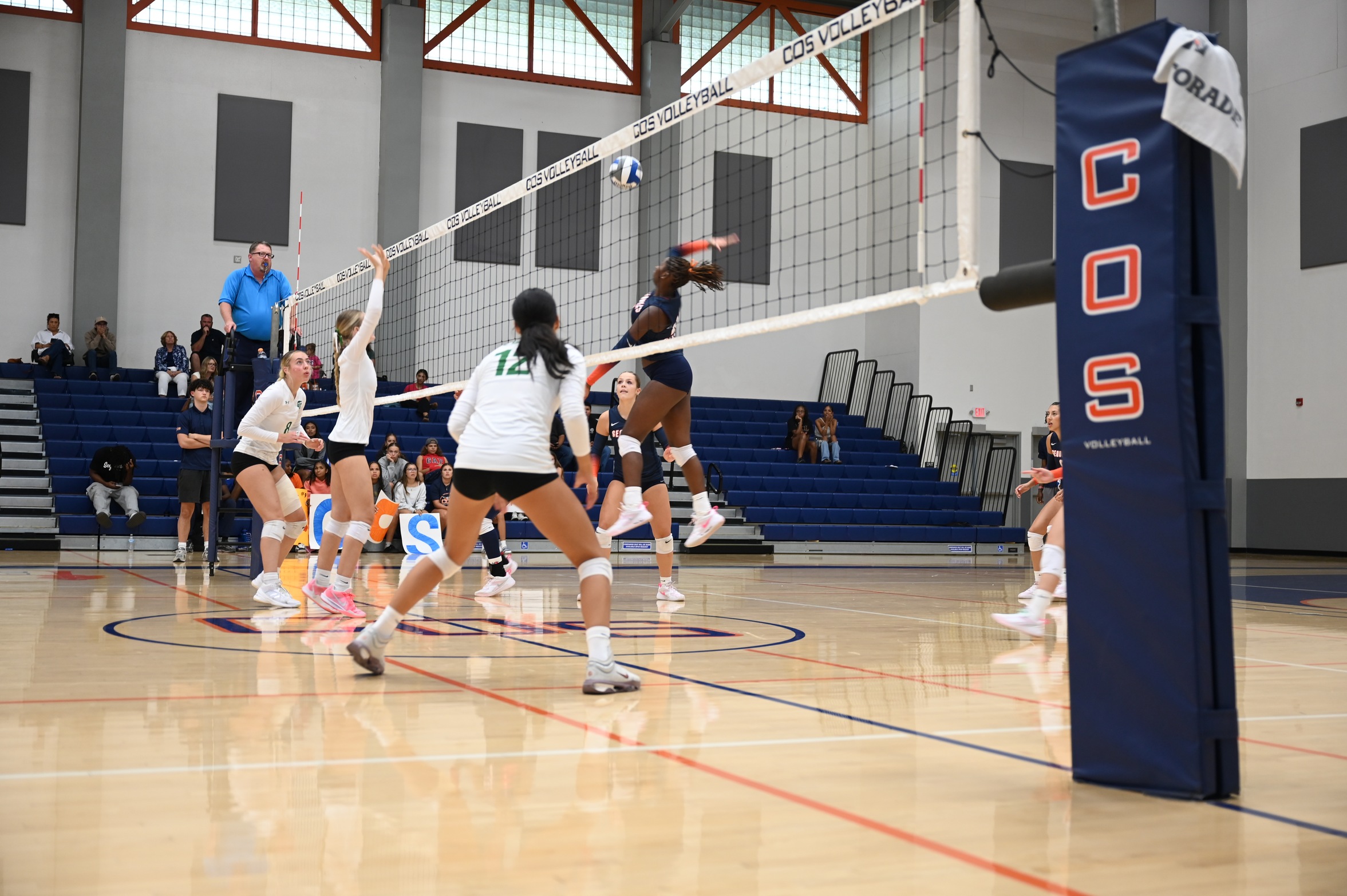 College of the Sequoias' Leilani Smith in a match earlier this season versus Cuesta College on September 10, 2025. (Norma Foster / COS Athletics)